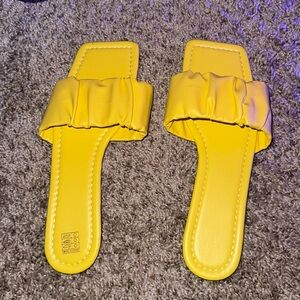 yellow sandals